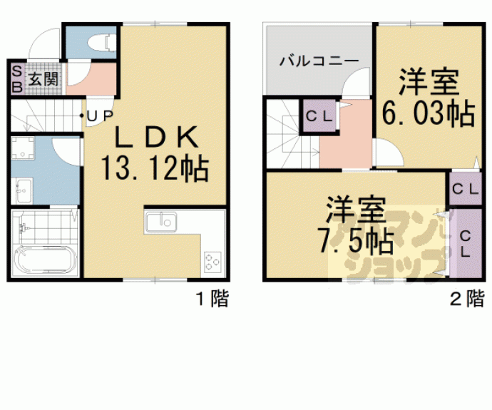 【セントフィオーレ湖西】間取