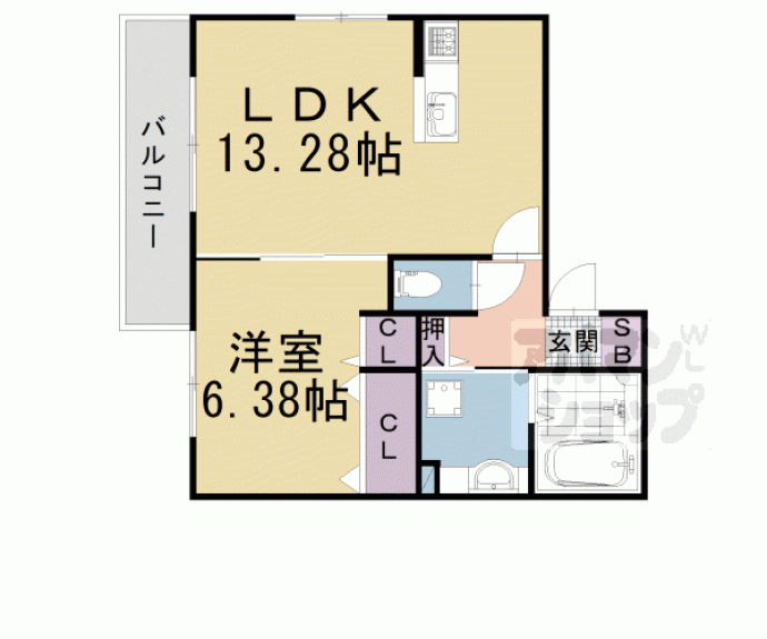 【Flat Comfy】間取