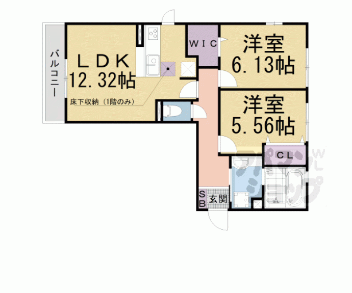 【セジュールあすか】間取