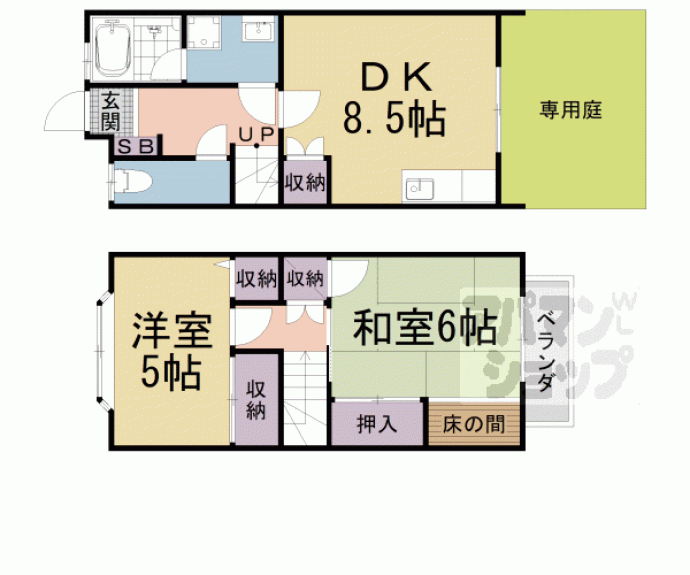【ウェルピア唐崎】間取