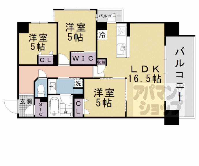 【エスリード大津におの浜セントラル】間取