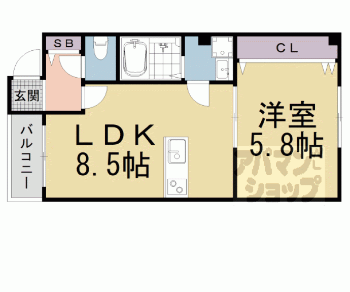 【SJS浜大津】間取