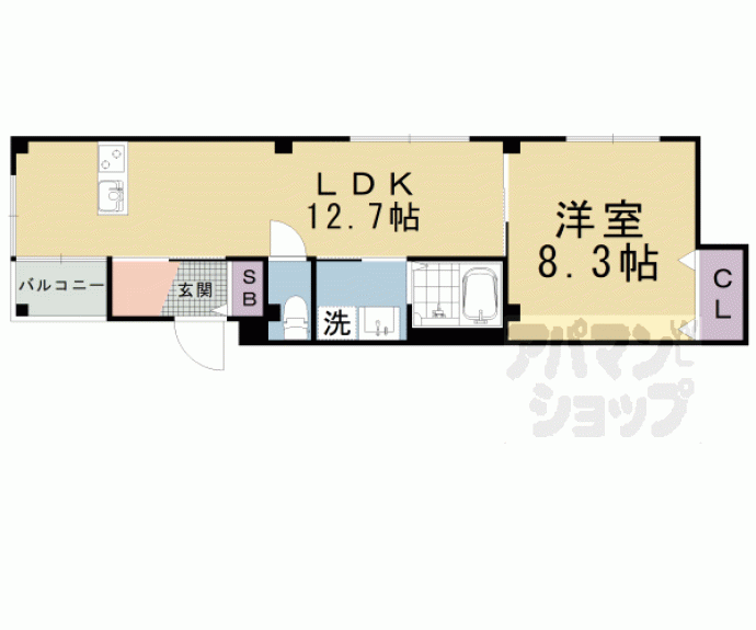 【ＳＪＳ浜大津】間取
