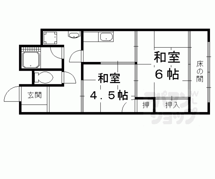 【泉堂マンション】間取