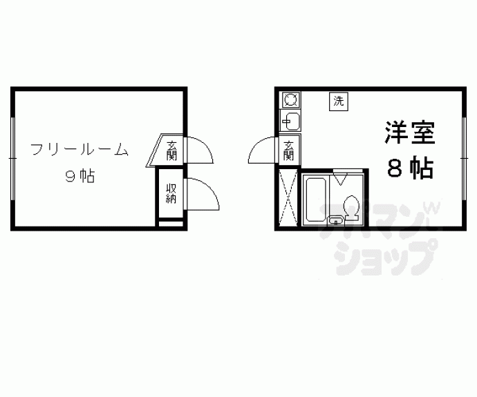 【ハイツ金閣】間取
