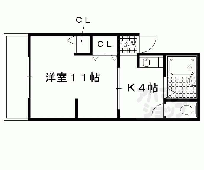 【シャンポール小野】間取