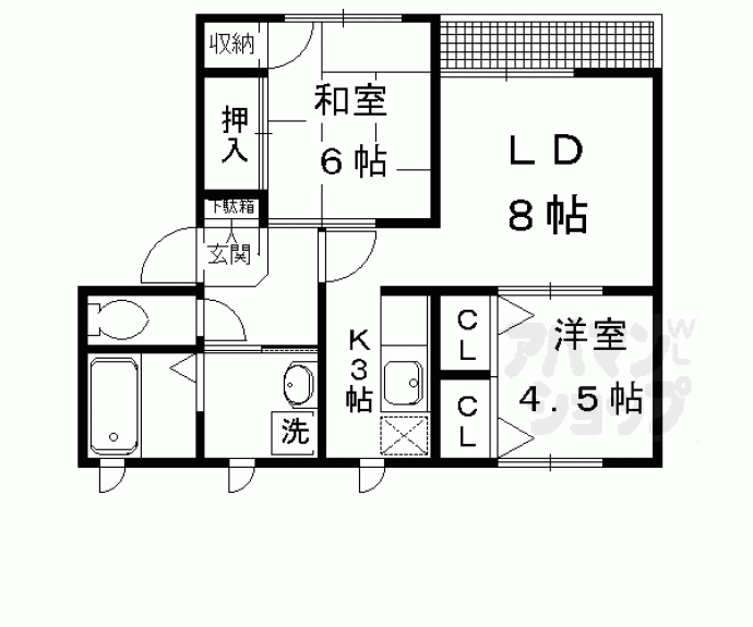 【ファミール西賀茂】間取