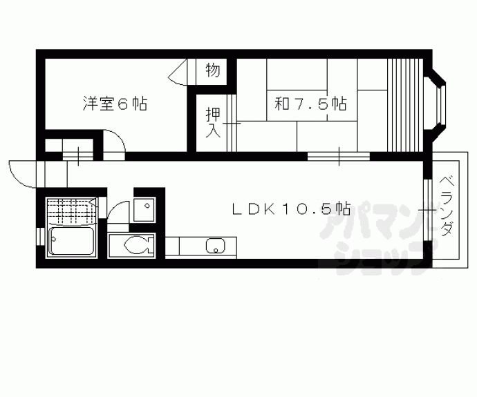 【Lアポルテ】間取