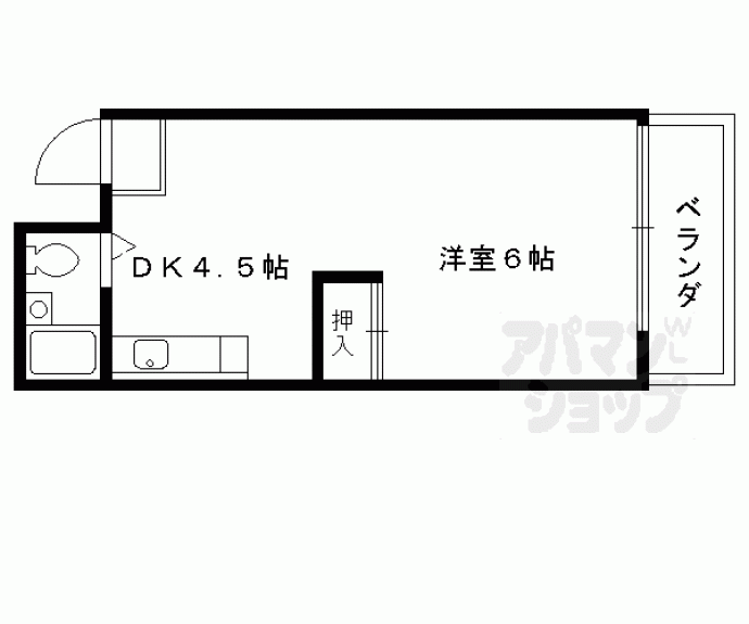 【シェモア北山】間取