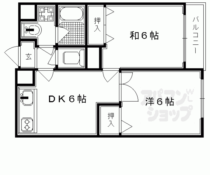 【パルティールステージⅠ】間取