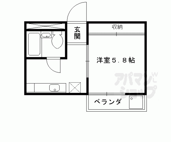 【コートハウス紫明】間取