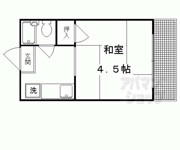 【コーポ御園】間取