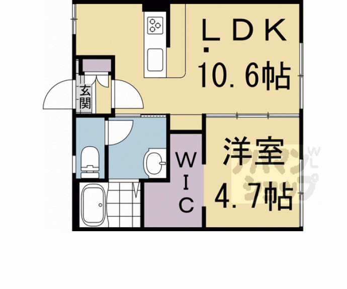 【プラムハウス西賀茂】間取
