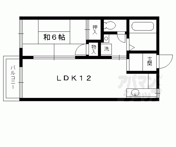 【プラムハウス西賀茂】間取