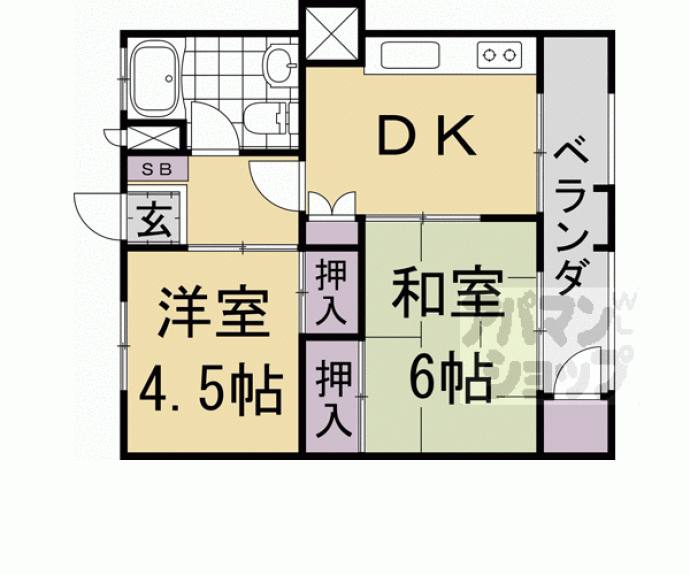 【正倉ハイツ】間取