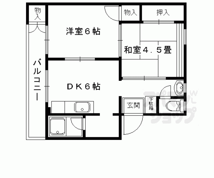 【碓井マンション】間取