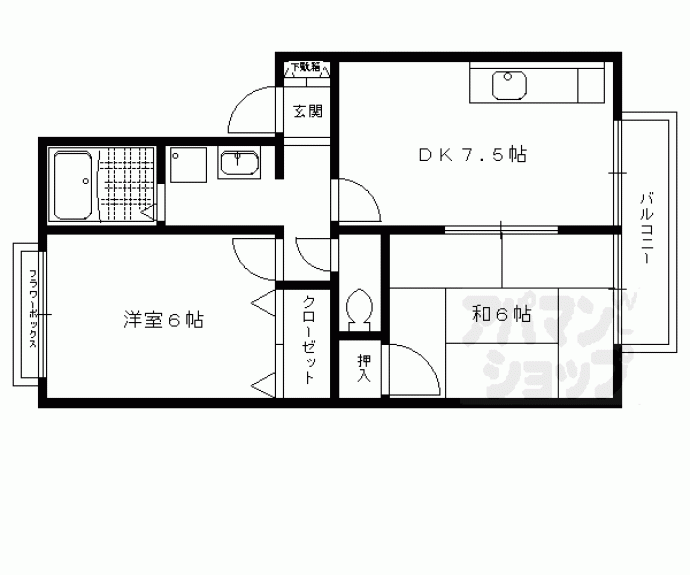 【カーサ井ノ口】間取