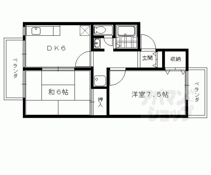 【フォレスタ西賀茂】間取