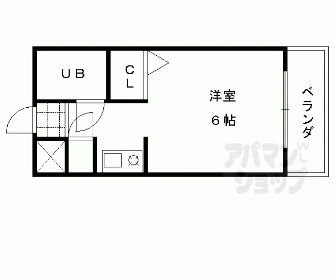 【サンリーベ衣笠】間取