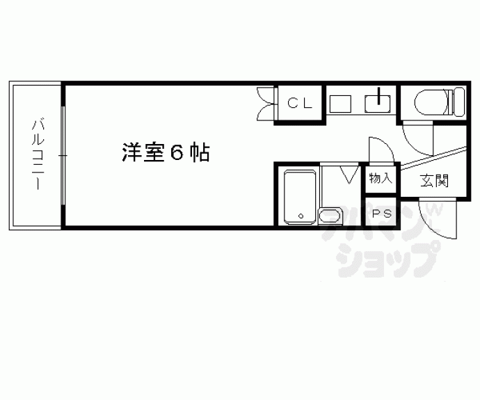 【サンリーベ衣笠】間取