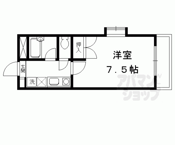 【ドメーヌ東脇台】間取