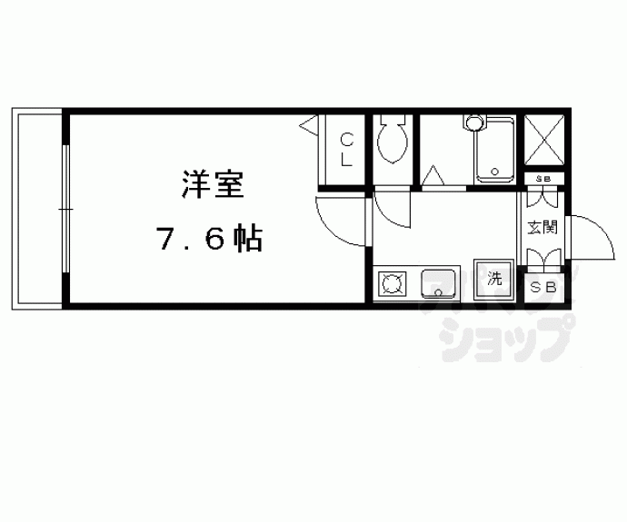 【ＮＡ・ＳＡＮＴＡ・ＰＡＺ北山】間取