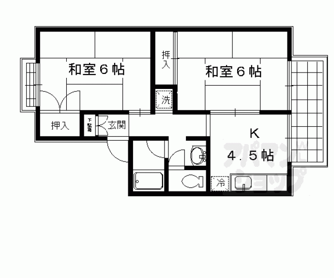 【セジュール今原】間取