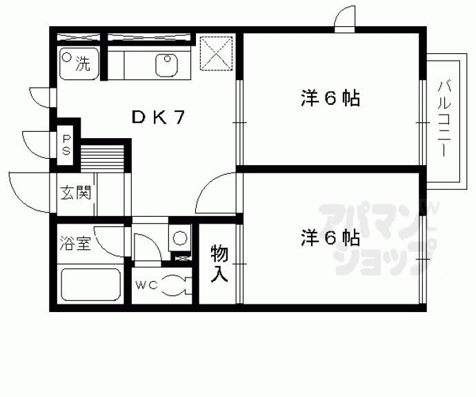 【ラフォーレダイゴエステ】間取