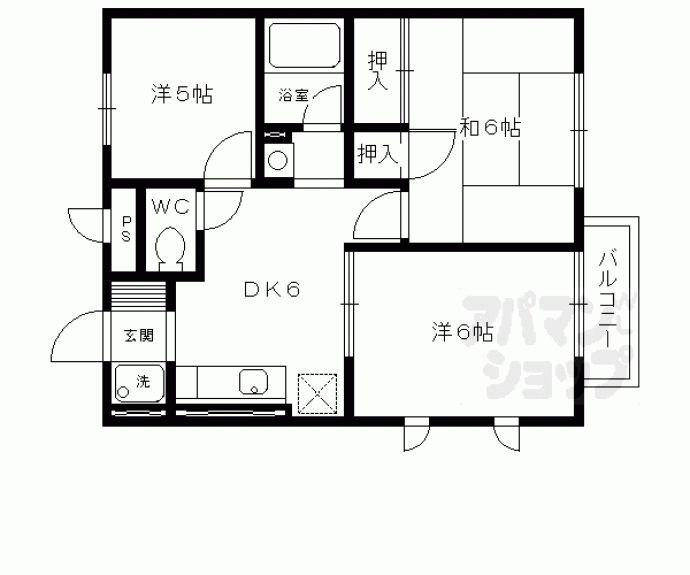 【ラフォーレダイゴエステ】間取