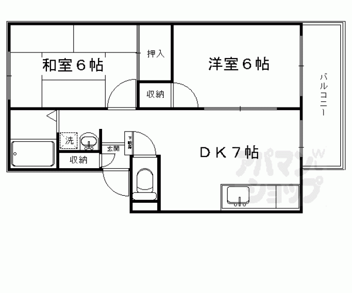 【ウィンディア加茂川】間取