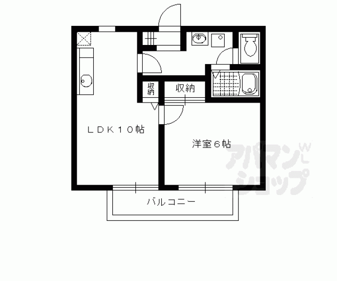 【クレールかきつばた】間取