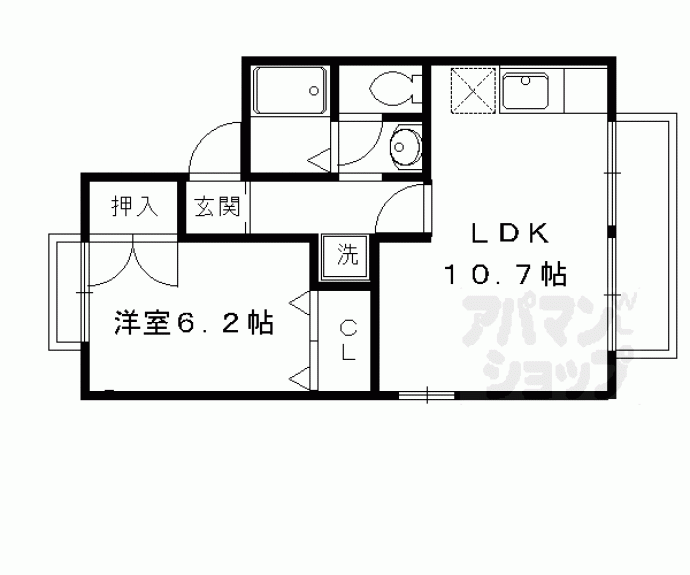 【セジュール北山】間取