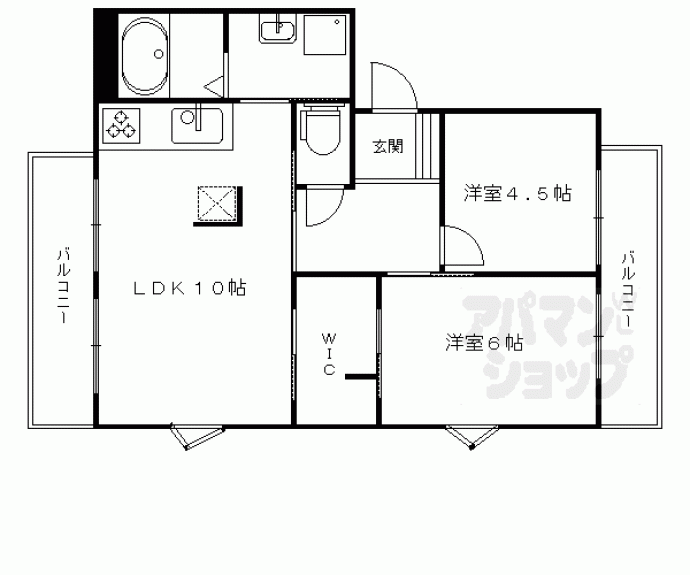 【ドミールカンザカ】間取