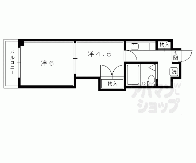 【上賀茂葵之森町マンション】間取