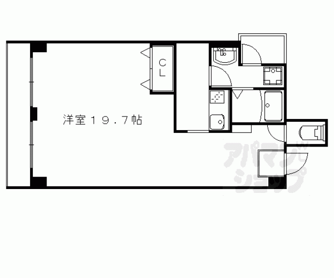 【ＣＬＡＳＫＡ衣笠】間取