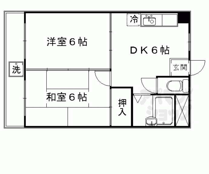 【アクアエルフ上賀茂】間取