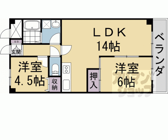【ドミール・コー】間取