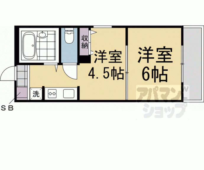 【Ｒｅｑｕｉｅ紫竹】間取