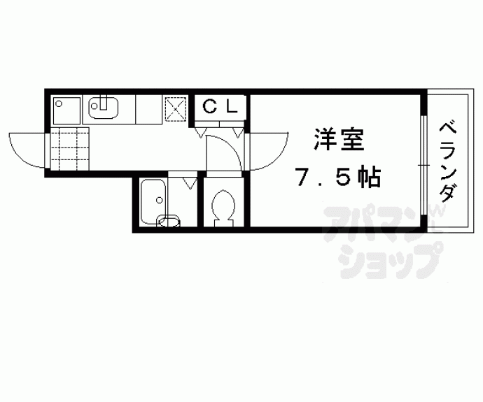 【Ｐｒｅｓｔｉｇｅ紫野】間取