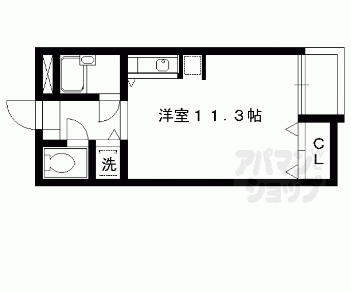 【ハウゼ紫竹】間取