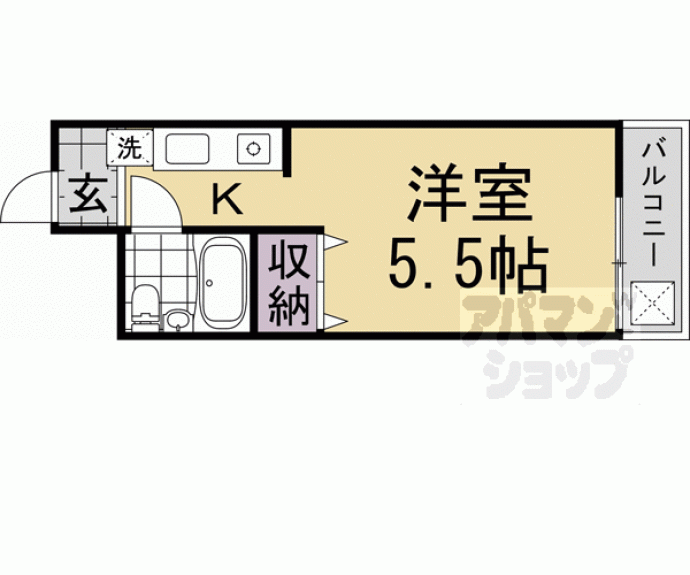 【ハイツ協栄】間取