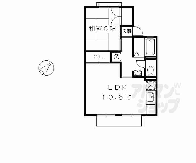 【セジュール金閣】間取