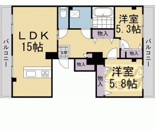 【ハイツリヴィエール】