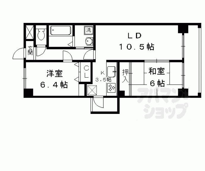 【メルベーユ３４６】間取