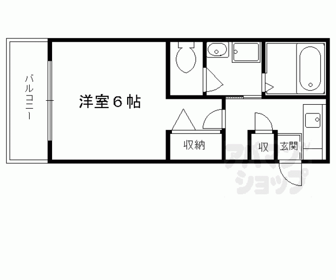 【北山グランブルーハイツ】間取