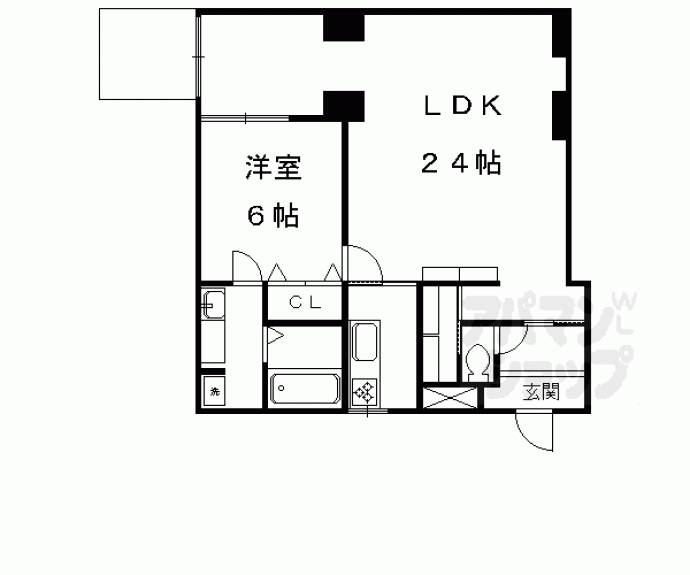 【セブンスパークアパートメント】間取