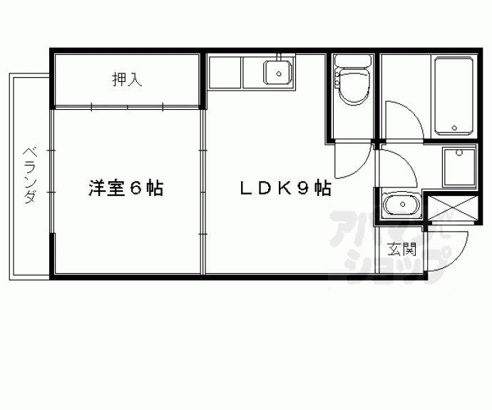 【ハウゼ上賀茂】間取