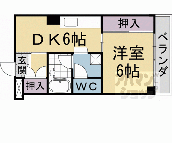 【ハウゼ上賀茂】間取