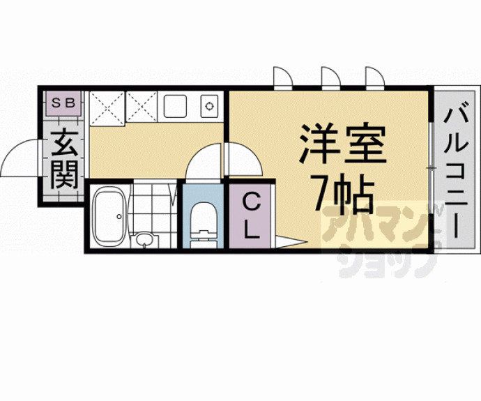 【ロイヤルコート西賀茂】間取