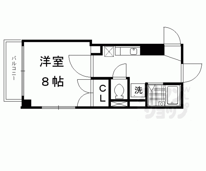 【ル・レーブ紫野】間取